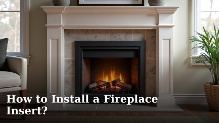 How to Install a Fireplace Insert?