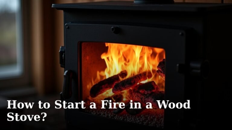 How to Start a Fire in a Wood Stove?