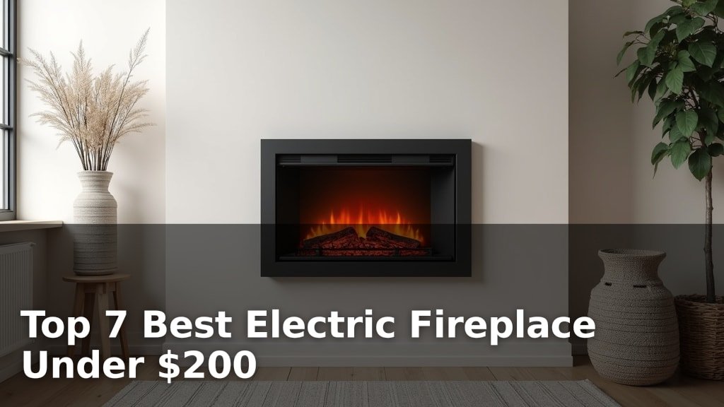 Best Electric Fireplace Under $200