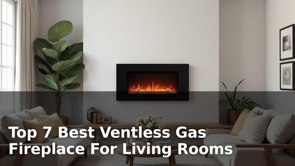 Top 7 Best Ventless Gas Fireplace For Living Rooms