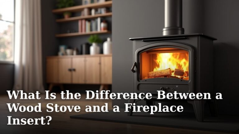 What Is the Difference Between a Wood Stove and a Fireplace Insert?