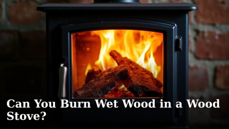 Can You Burn Wet Wood in a Wood Stove?
