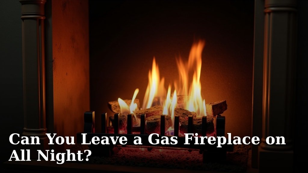 Can You Leave a Gas Fireplace on All Night?