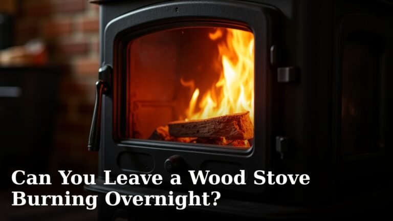 Can You Leave a Wood Stove Burning Overnight?