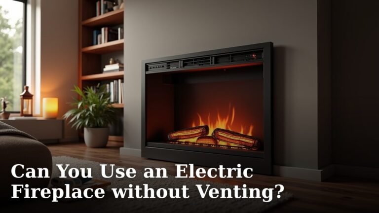 Can You Use an Electric Fireplace without Venting?