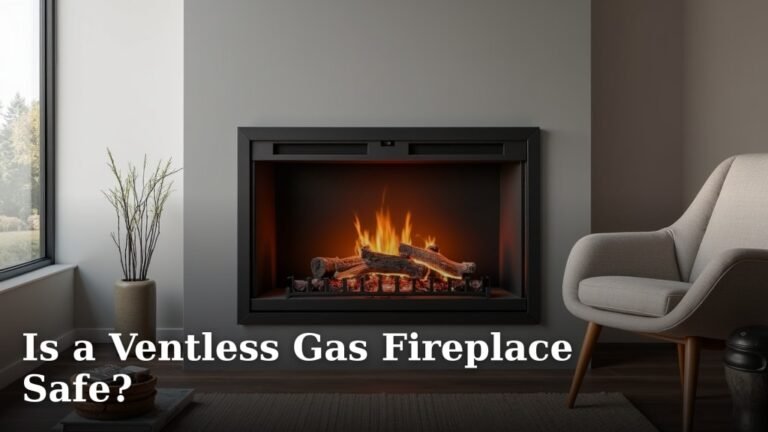 Is a Ventless Gas Fireplace Safe?