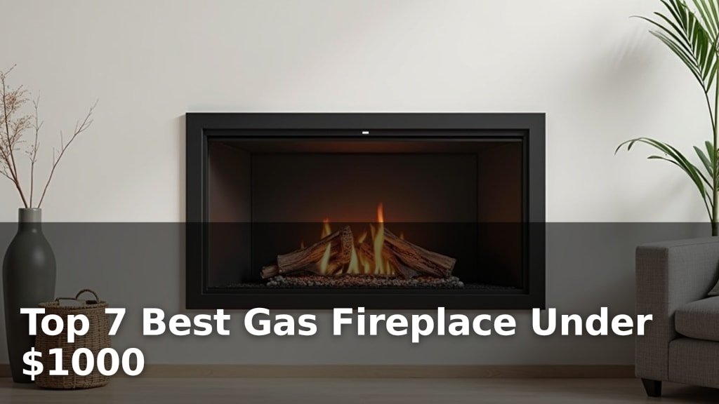 Top 7 Best Gas Fireplace Under $1000