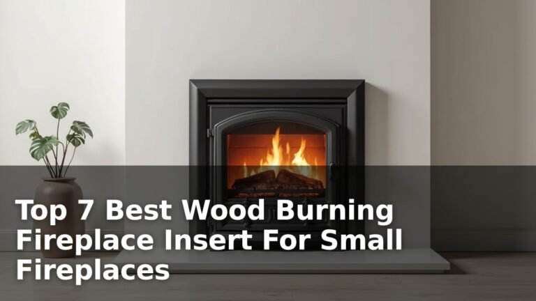 Top 7 Best Wood Burning Fireplace Insert For Small Fireplaces