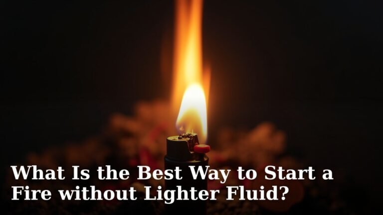 What Is the Best Way to Start a Fire without Lighter Fluid?