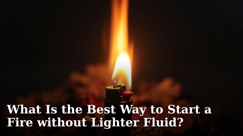 What Is the Best Way to Start a Fire without Lighter Fluid?