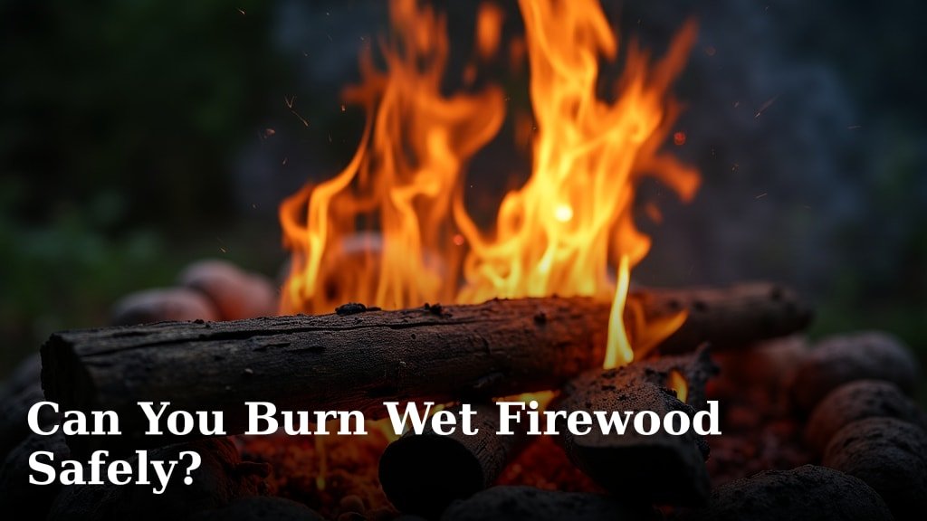 Can You Burn Wet Firewood Safely?