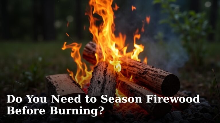 Do You Need to Season Firewood Before Burning?