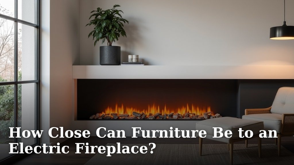 How Close Can Furniture Be to an Electric Fireplace?