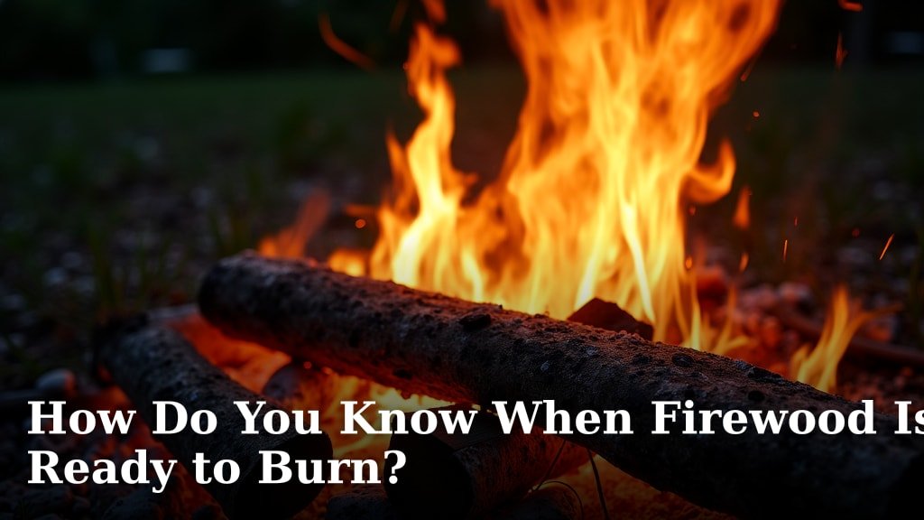 How Do You Know When Firewood Is Ready to Burn?