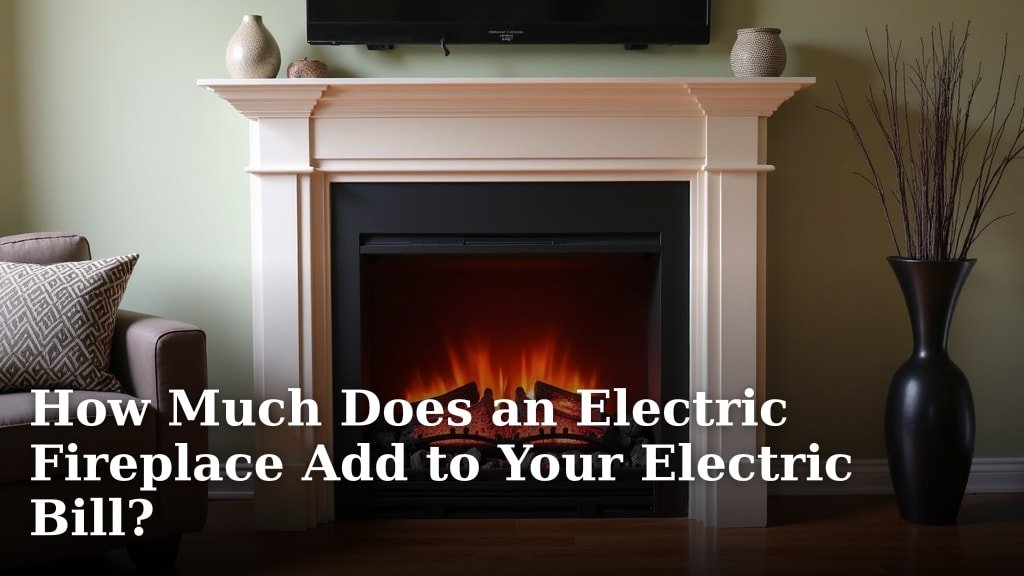 How Much Does an Electric Fireplace Add to Your Electric Bill?