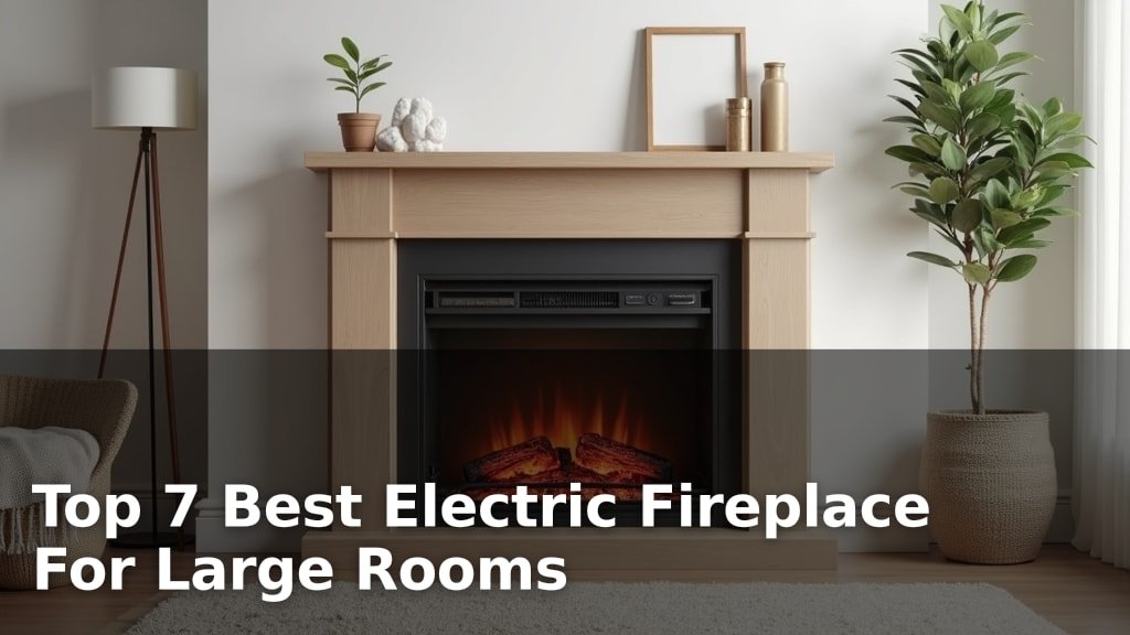 Best Electric Fireplace For Large Rooms