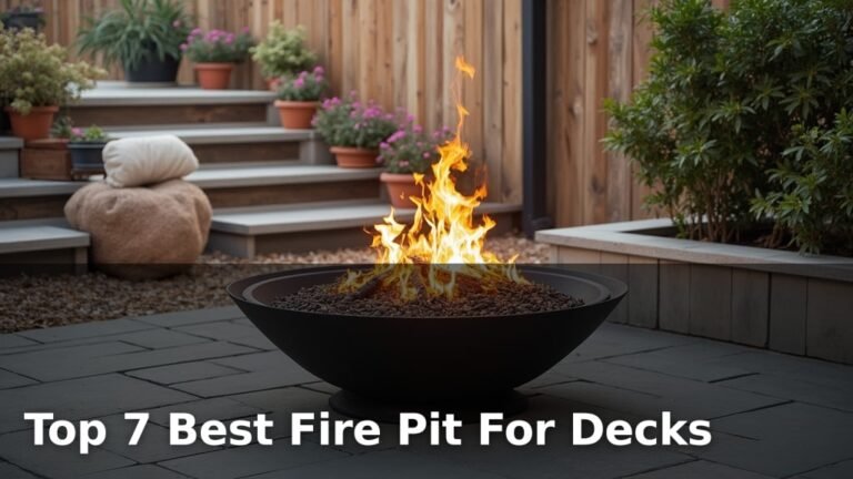 Top 7 Best Fire Pit For Decks