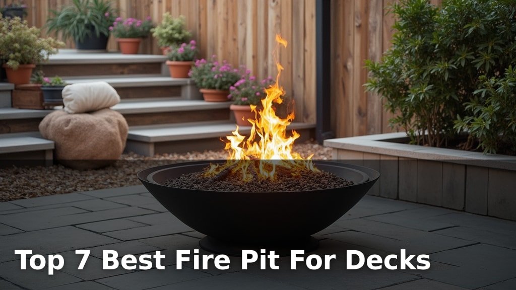 Top 7 Best Fire Pit For Decks