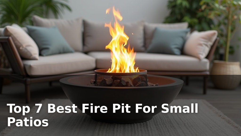 Top 7 Best Fire Pit For Small Patios