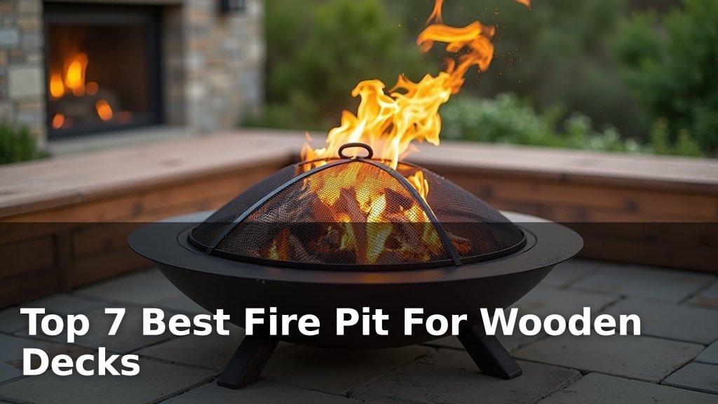Best Fire Pit For Wooden Decks