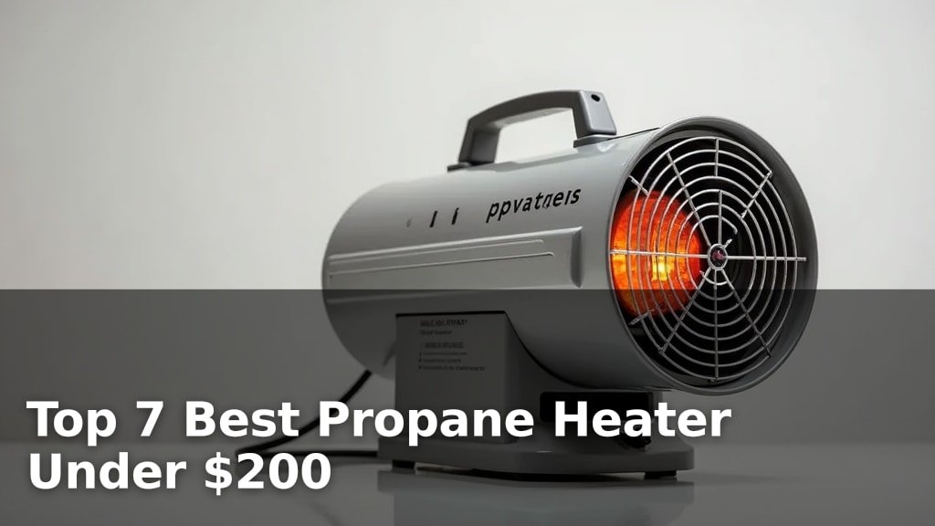 Best Propane Heater Under $200