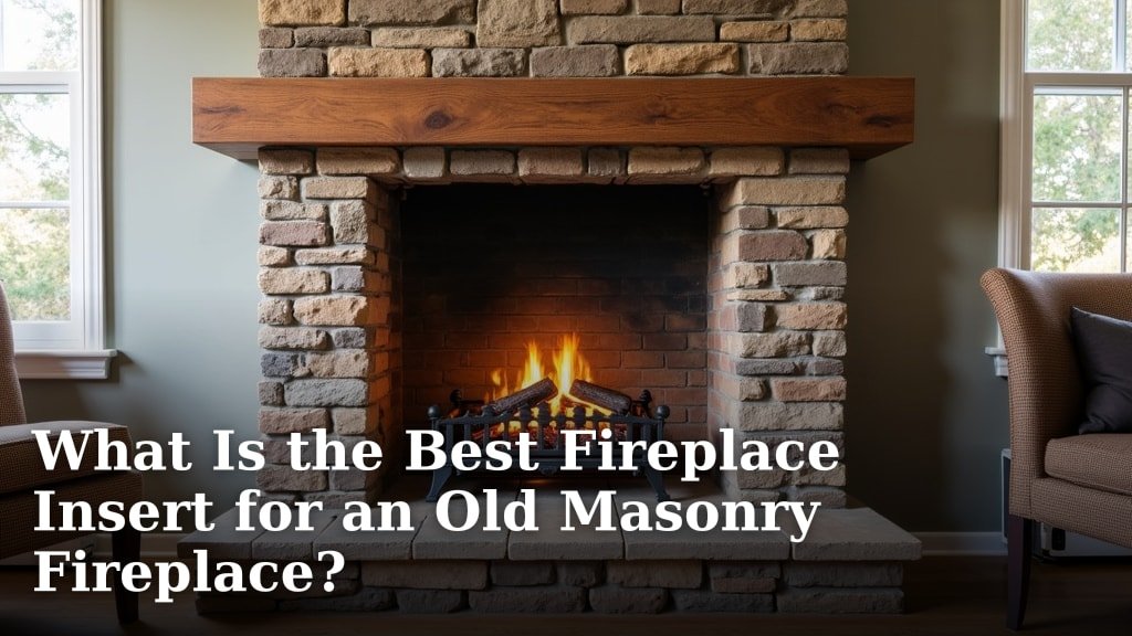 What Is the Best Fireplace Insert for an Old Masonry Fireplace?