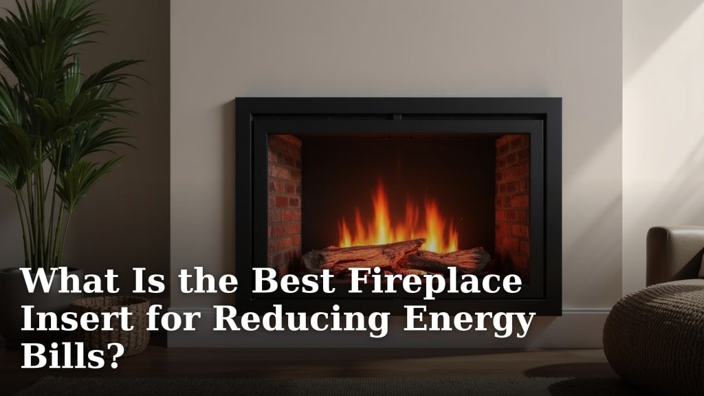 What Is the Best Fireplace Insert for Reducing Energy Bills?