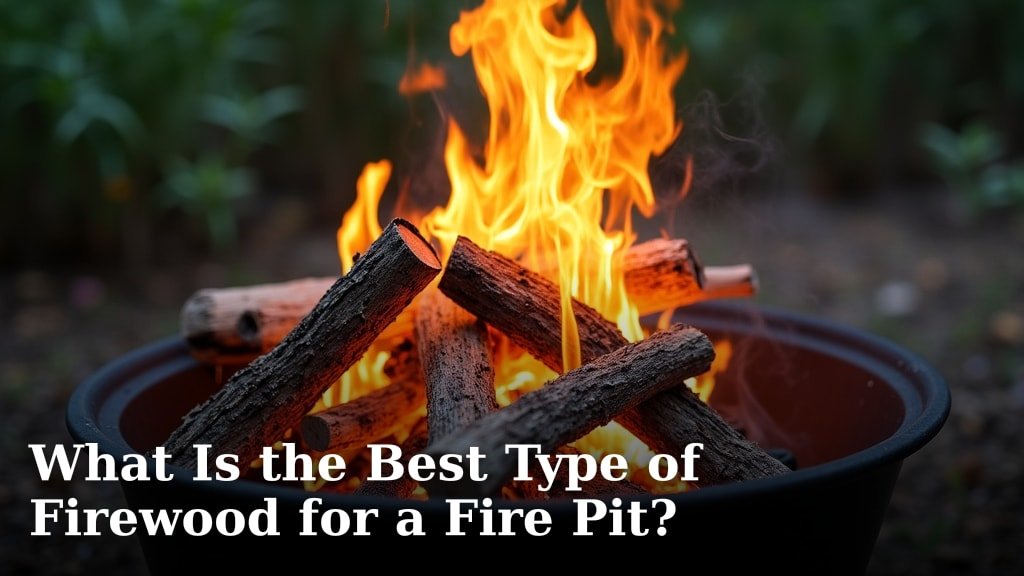 What Is the Best Type of Firewood for a Fire Pit?