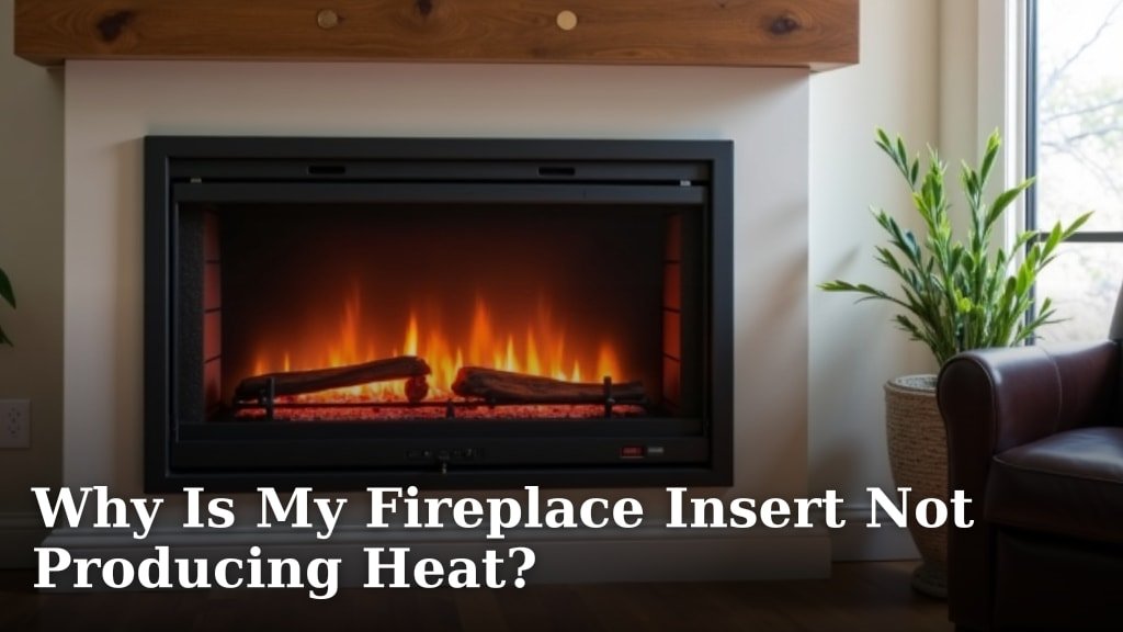 Why Is My Fireplace Insert Not Producing Heat?