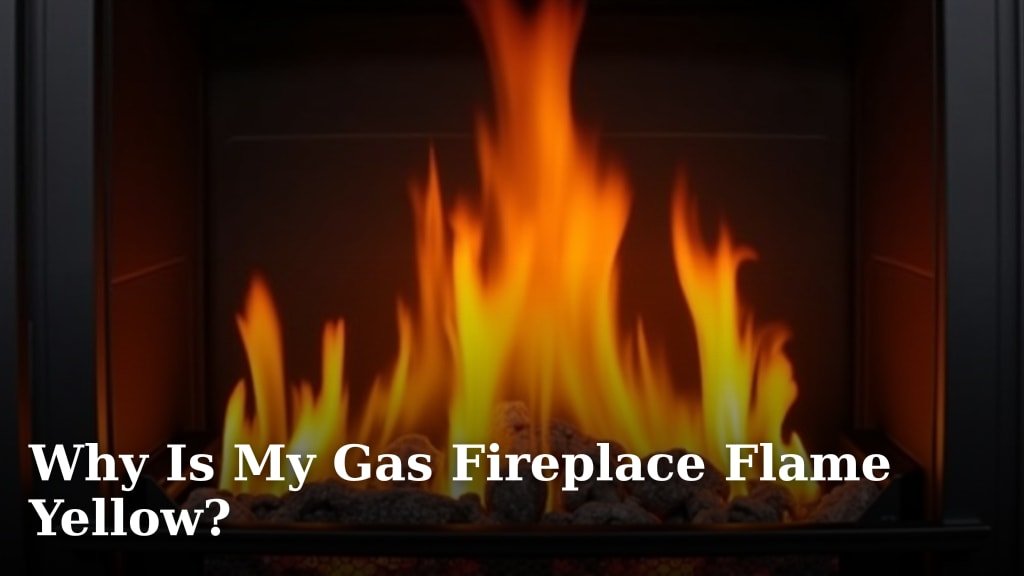 Why Is My Gas Fireplace Flame Yellow?