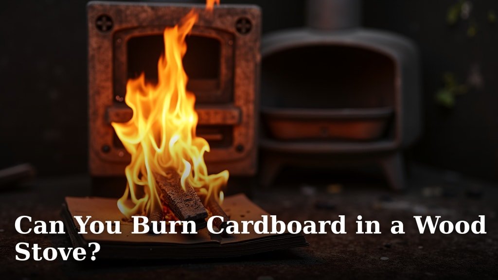 Can You Burn Cardboard in a Wood Stove?