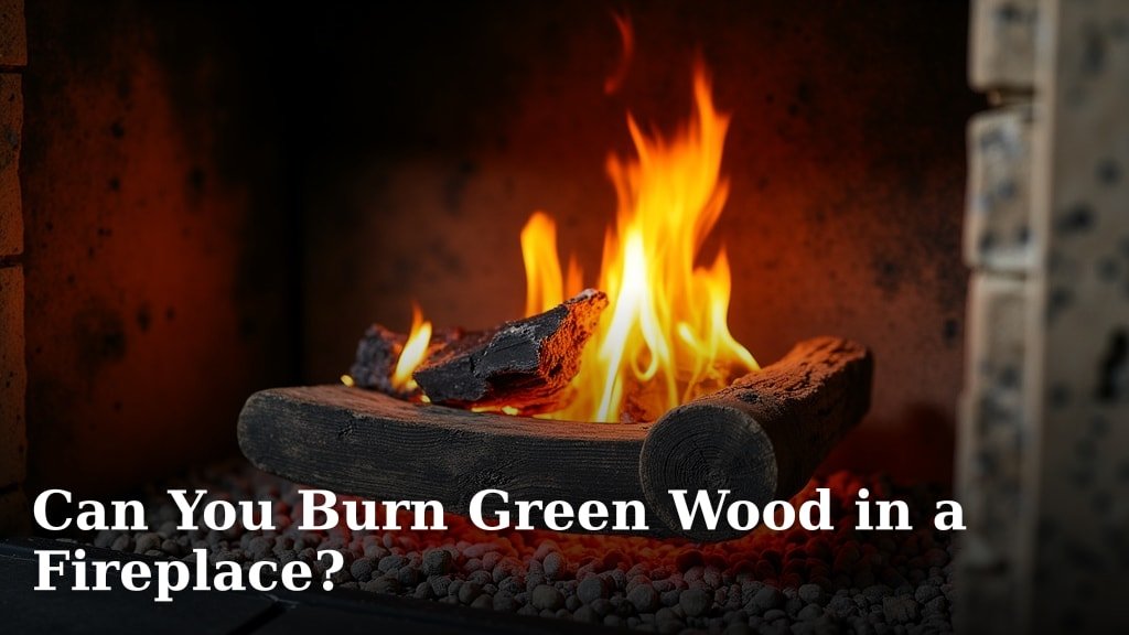Can You Burn Green Wood in a Fireplace?