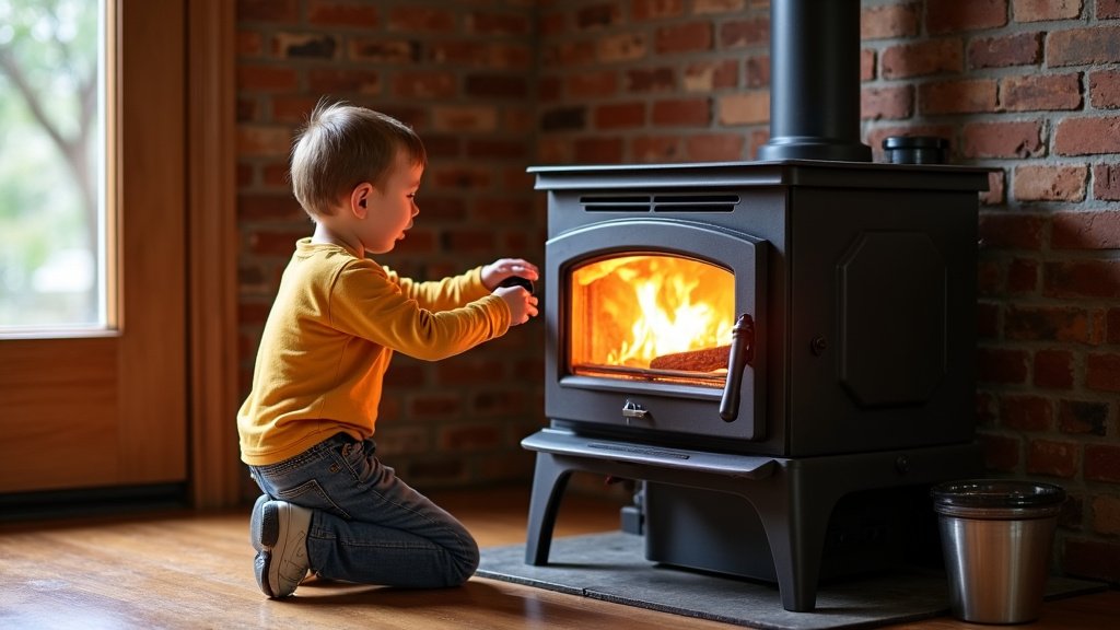 Making Your Wood Stove Safe for Little Explorers