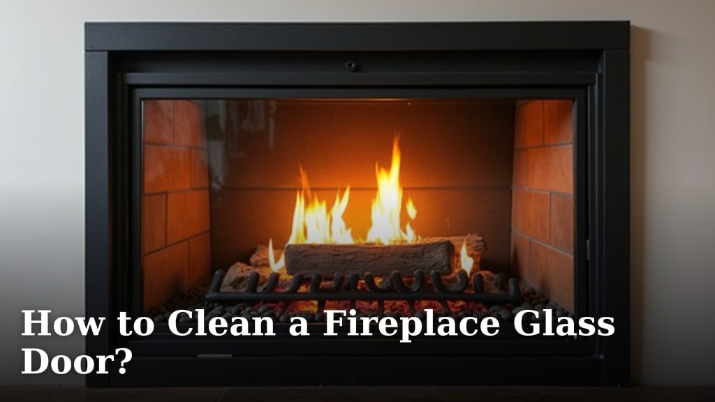 How to Clean a Fireplace Glass Door?