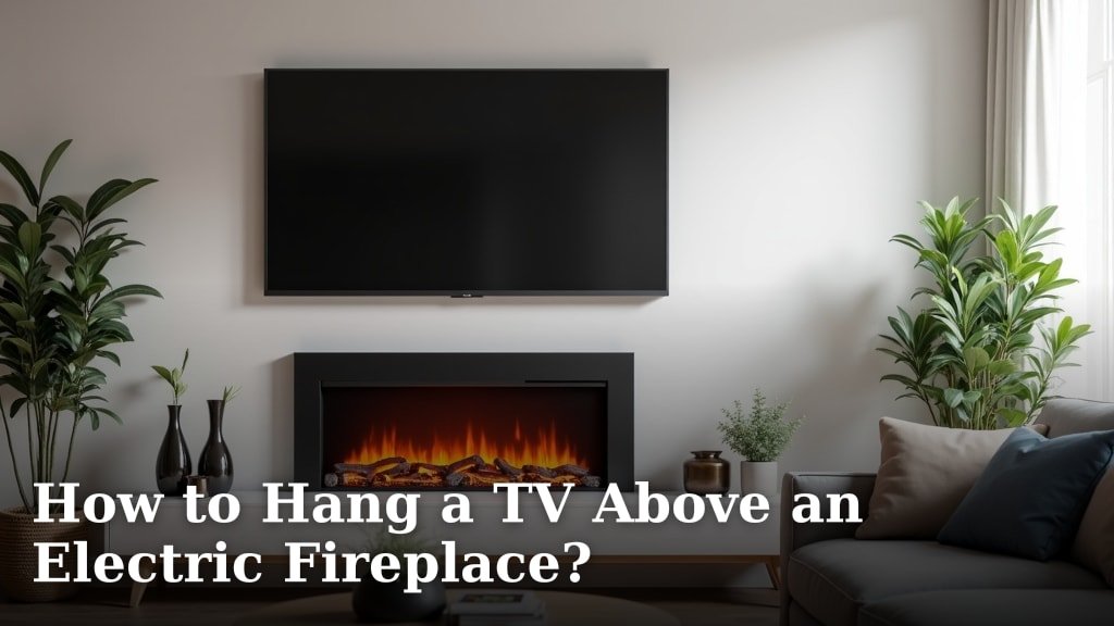 How to Hang a TV Above an Electric Fireplace?