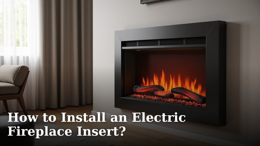 How to Install an Electric Fireplace Insert?
