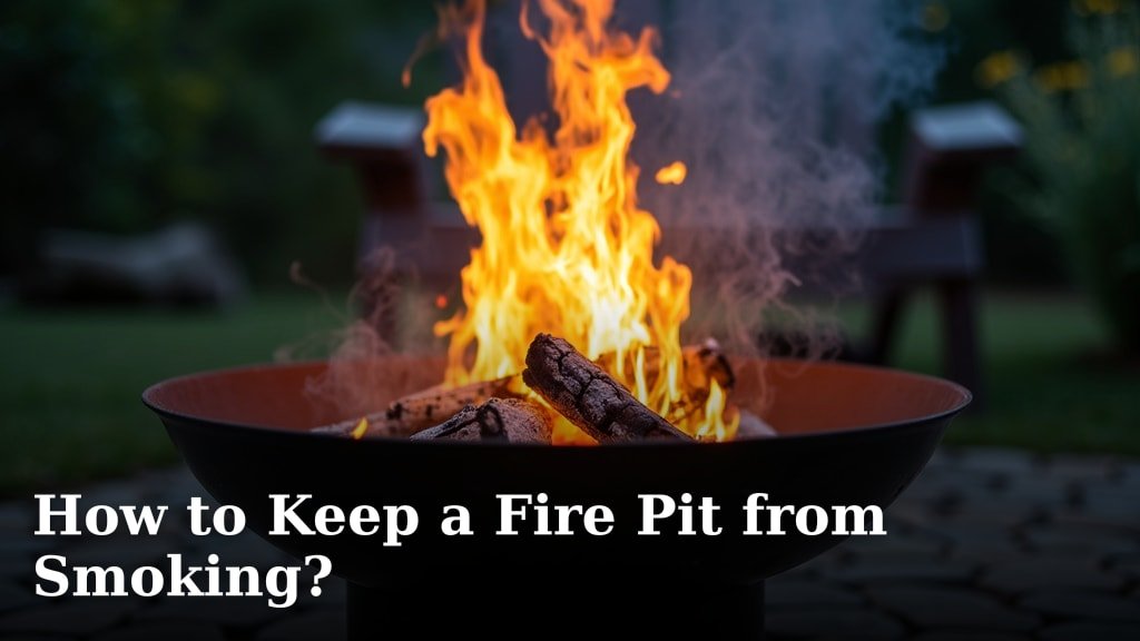 How to Keep a Fire Pit from Smoking?