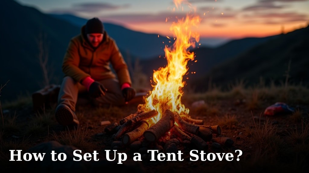 How to Set Up a Tent Stove?