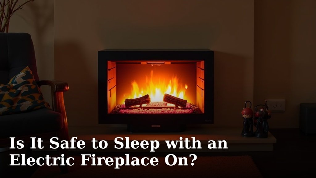 Is It Safe to Sleep with an Electric Fireplace On?