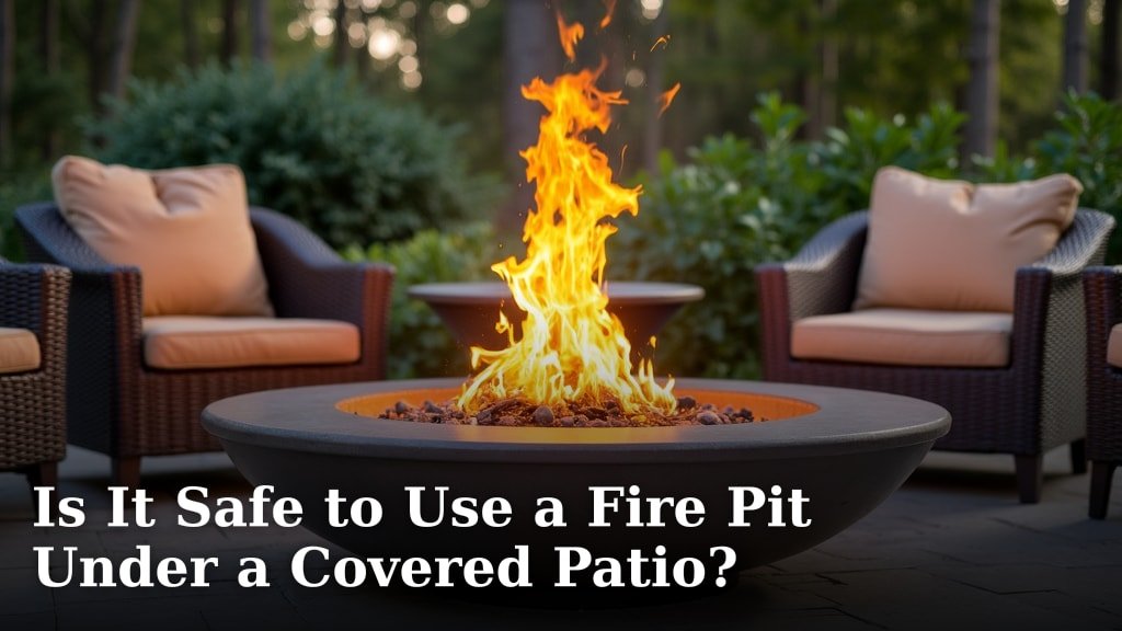 Is It Safe to Use a Fire Pit Under a Covered Patio?