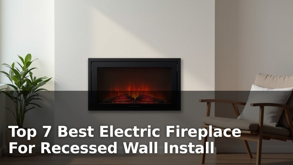Best Electric Fireplace For Recessed Wall Install