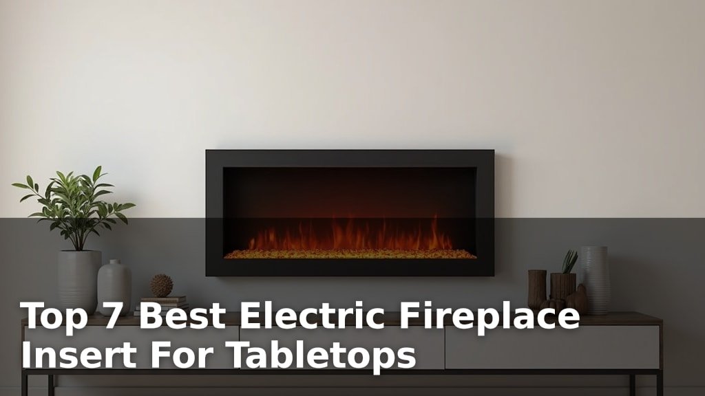 Best Electric Fireplace Insert For Tabletops
