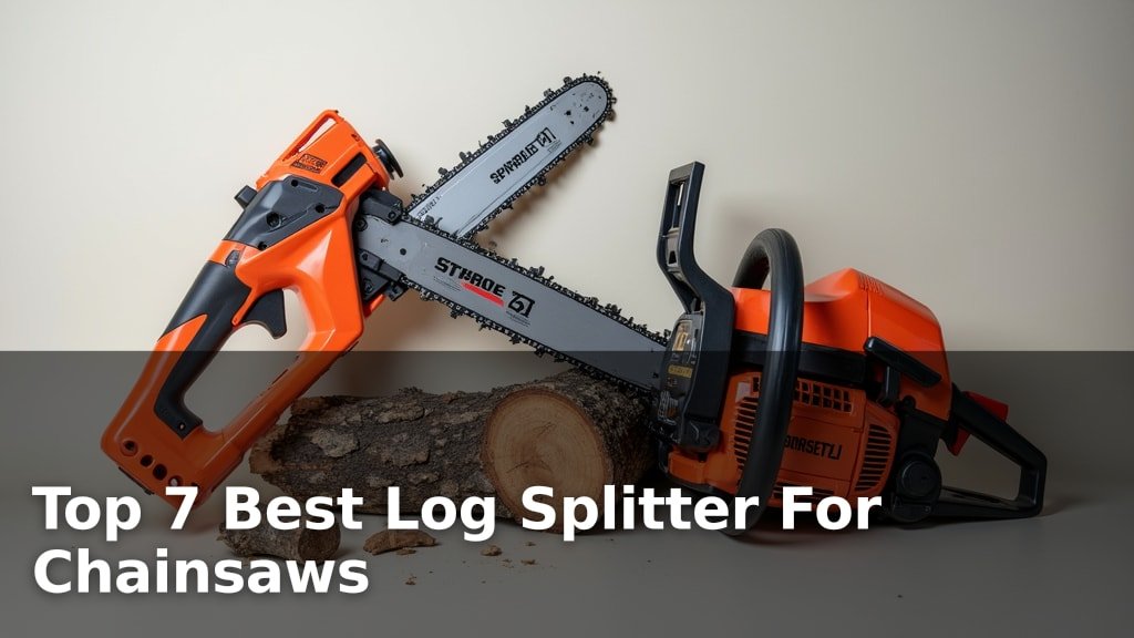 Best Log Splitter For Chainsaws