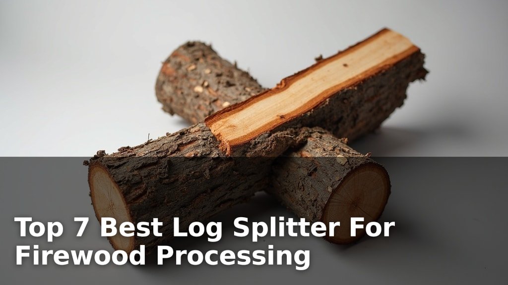 Best Log Splitter For Firewood Processing