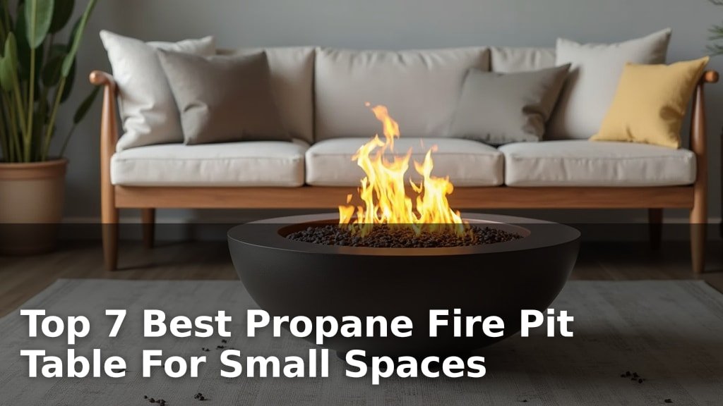 Best Propane Fire Pit Table For Small Spaces