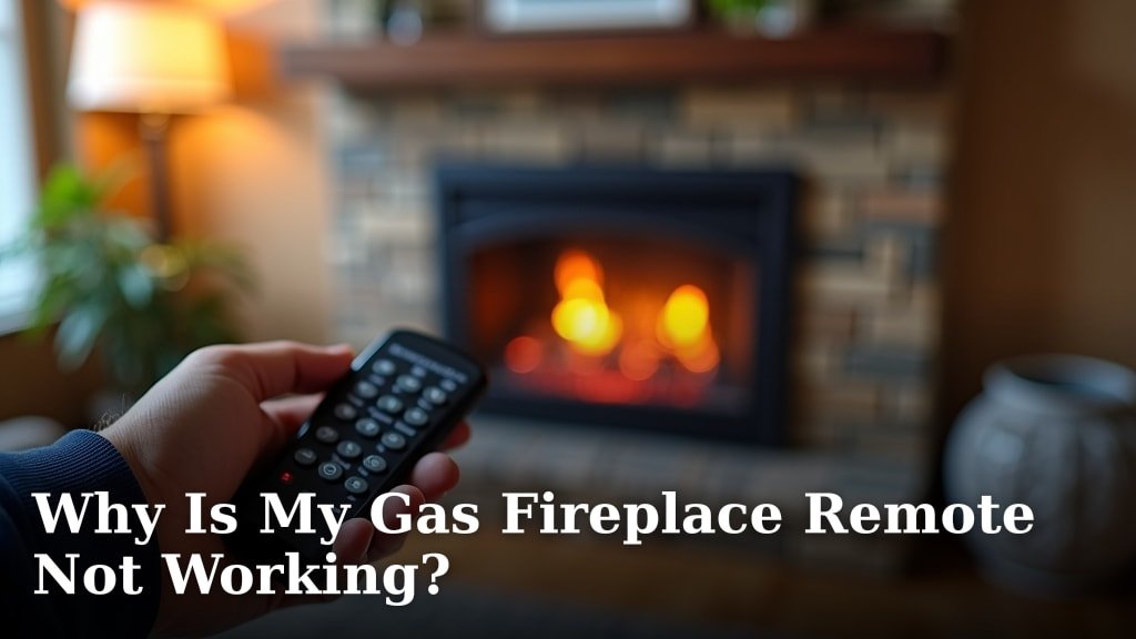 Why Is My Gas Fireplace Remote Not Working?